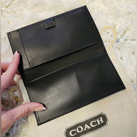 Vintage Coach Water Buffalo Combination Leather Wallet # 4859 - Picture 7 of 9